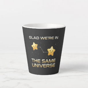 Taza De Café Latte Camiseta del Día del Mejor Amigo: Celestial Same U