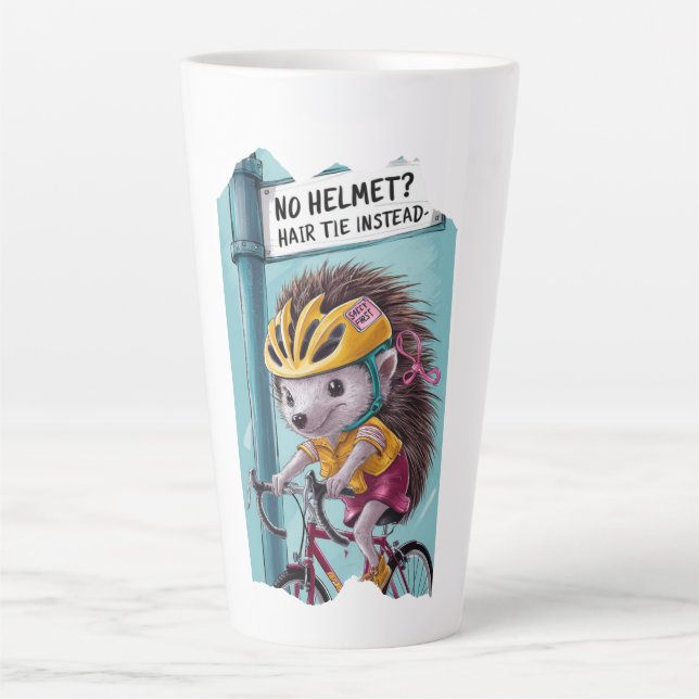 Taza De Café Latte Camiseta divertida (Anverso)