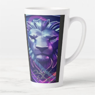Taza De Café Latte Camiseta Royal negro Lyon 53
