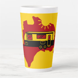Taza De Café Latte Camping de caravana australiana