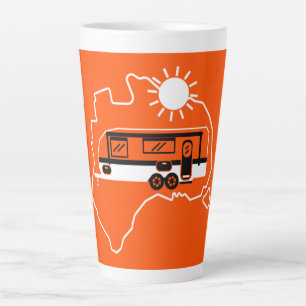 Taza De Café Latte Camping de caravana australiana