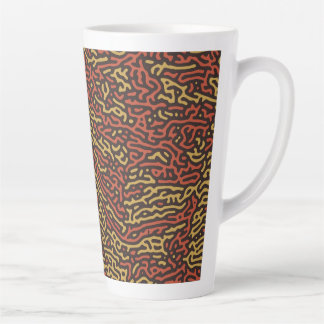 Taza De Café Latte Camuflaje de Especias de Calabaza Patrón de Color