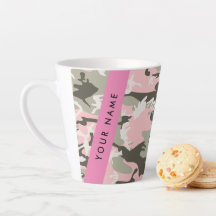 Camuflaje rosa y verde Personaliza tu nombre