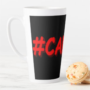 Taza De Café Latte "CANADÁ" Diseño De Expresión Cuta. ¡Hazte con una 