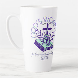 Taza De Café Latte Canal de Youtube Palabra de Dios77