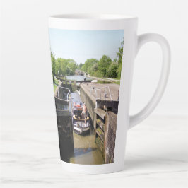 TAZA DE CAFÉ LATTE CANAL NARROWBOATS