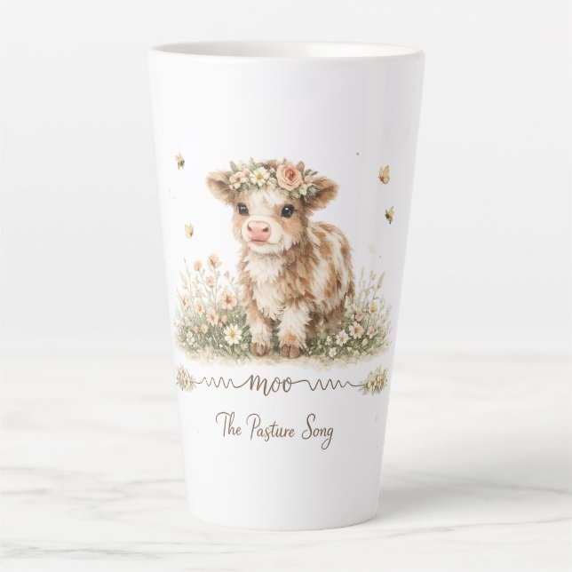 Taza De Café Latte Canción de pastoreo (Anverso)