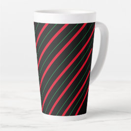 Taza De Café Latte Candy Cane Holiday Latte Mug