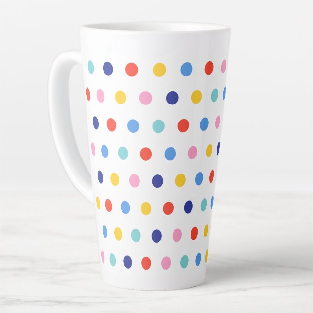 Taza De Café Latte Candy Dot Delight (Ángulo izquierdo)