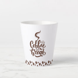 Taza De Café Latte Caneca de latte Coffee break