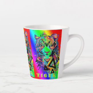 Taza De Café Latte Caneca para café latte/Tigres