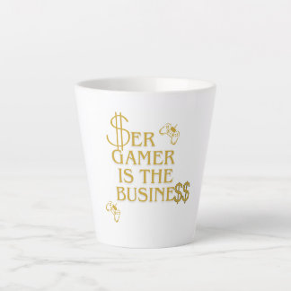 Taza De Café Latte Caneca Ser gamer is the business