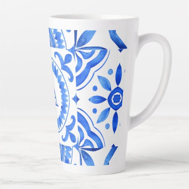 Taza De Café Latte Caneca Sntorini (A) (Derecha)