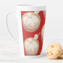 Taza De Café Latte Canto sonriente - Delight Xiao Long Bao