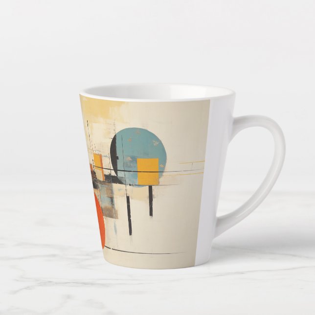 Taza De Café Latte Canvas de arte 289 (Derecha)