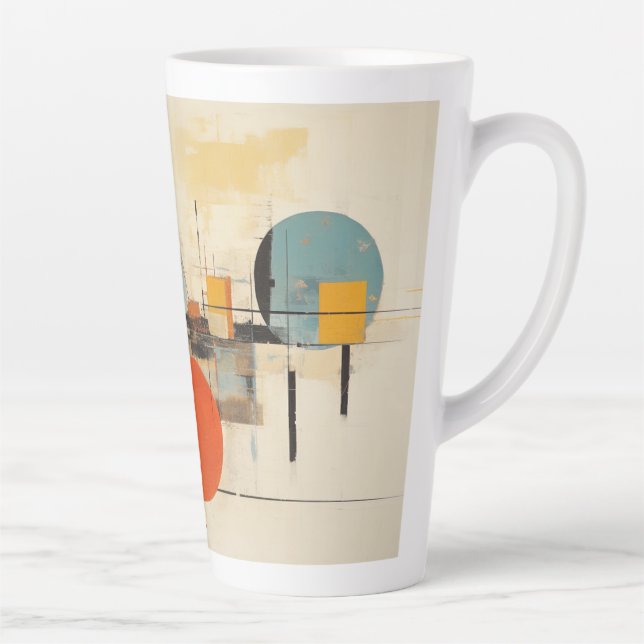 Taza De Café Latte Canvas de arte 289 (Derecha)