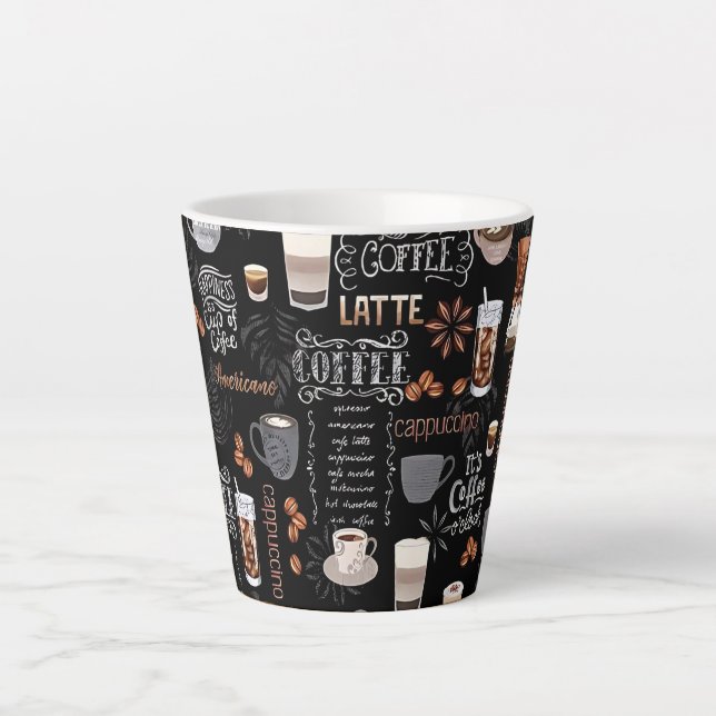Taza De Café Latte capuchino americano (Anverso)