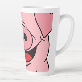Taza De Café Latte Cara de cerdo