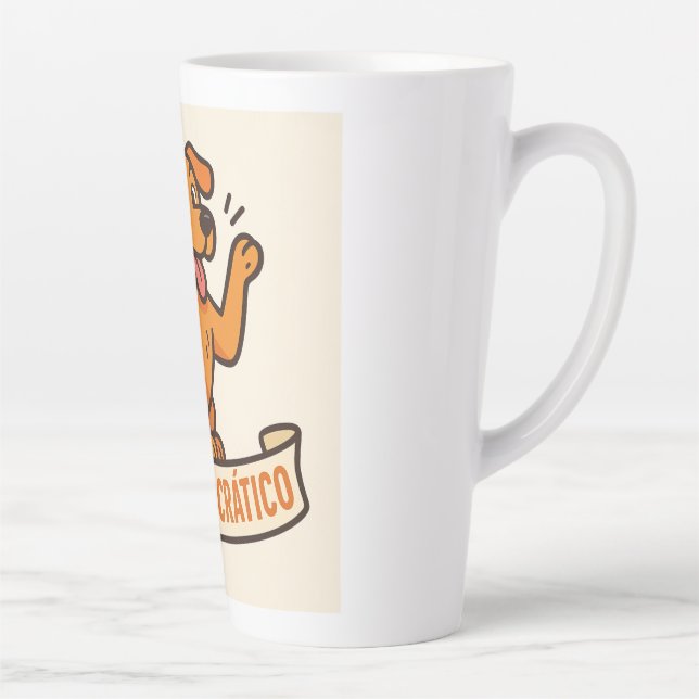 Taza De Café Latte Caramelocratico Caneca (Derecha)