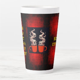 Taza De Café Latte Caras de Café