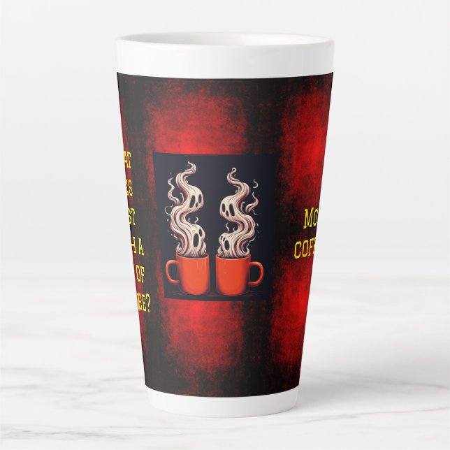 Taza De Café Latte Caras de Café (Anverso)