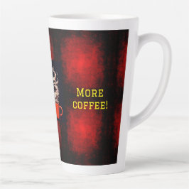 Taza De Café Latte Caras de Café