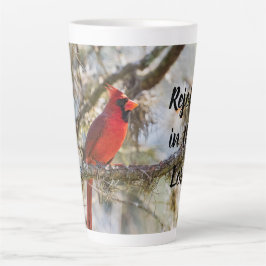 Taza De Café Latte Cardenal Personalizado Latte Mug