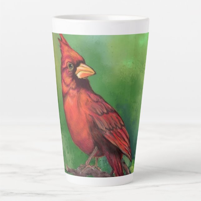 Taza De Café Latte Cardinal Latte Mug (Anverso)