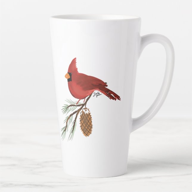Taza De Café Latte Cardinal Tall Mug (Derecha)