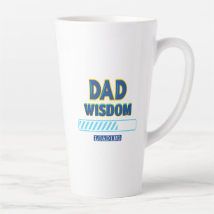 Taza De Café Latte Carga de Sabiduría de Papá