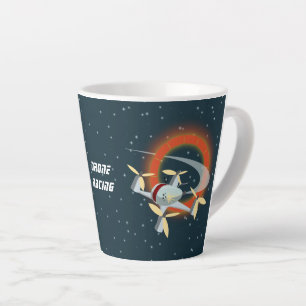 Taza De Café Latte Carreras de drones