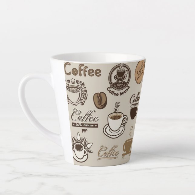 Taza De Café Latte  casa de café (Izquierda)