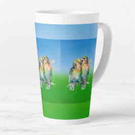 Taza De Café Latte Casa Trreal y vida