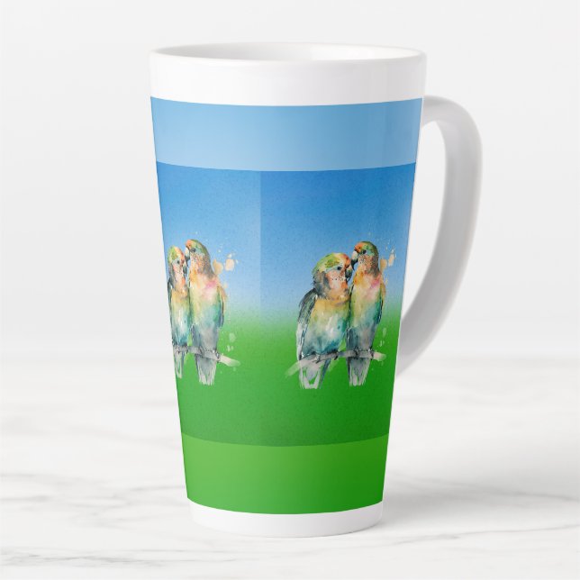 Taza De Café Latte Casa Trreal y vida (Ángulo derecho)