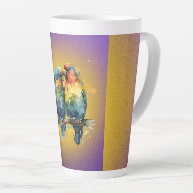 Taza De Café Latte Casa Trreal y vida (Ángulo derecho)