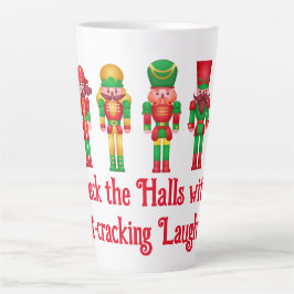 Taza De Café Latte Cascanueces de Navidad