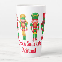 Taza De Café Latte Cascanueces de Navidad