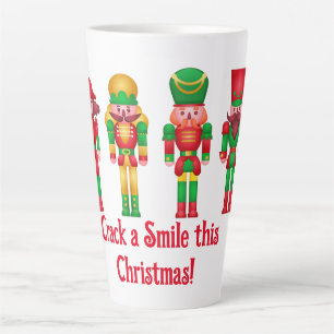 Taza De Café Latte Cascanueces de Navidad 