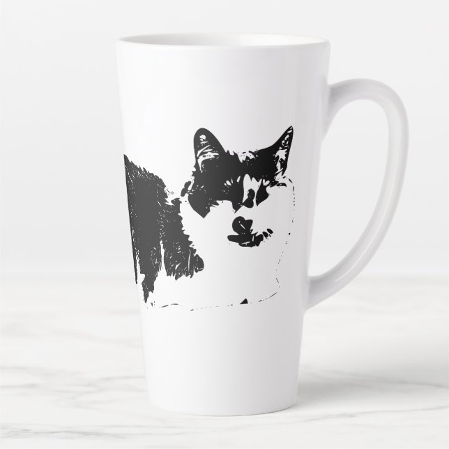 Taza De Café Latte Casi soñador (Derecha)
