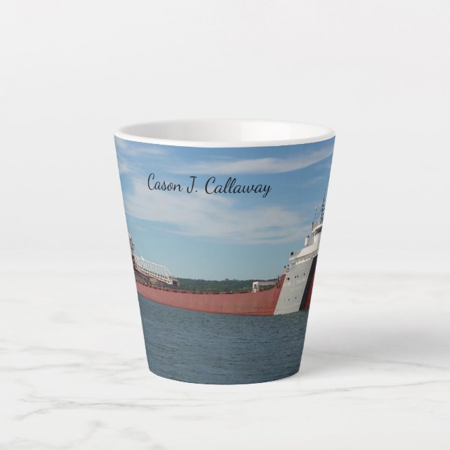 Taza De Café Latte Cason J. Callaway latte mug (Anverso)