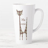 Cat Meow Latte Mug
