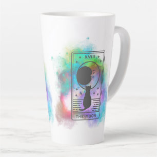 Taza De Café Latte Cat Moon Tarot celestial
