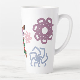 Taza De Café Latte Cat winter 