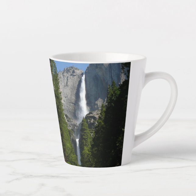 Taza De Café Latte Cataratas Yosemite II del Parque Nacional Yosemite (Derecha)