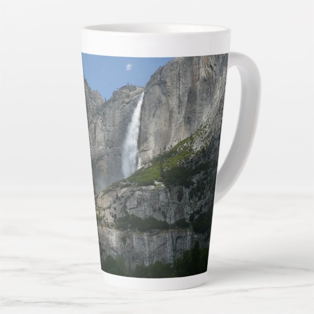 Taza De Café Latte Cataratas Yosemite III del Parque Nacional Yosemit (Ángulo derecho)