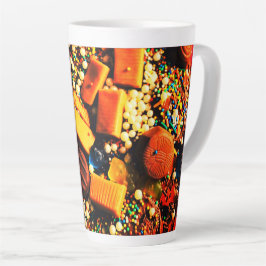 Taza De Café Latte Catástrofe del Candy