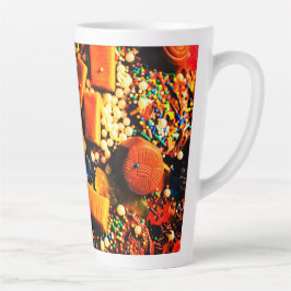 Taza De Café Latte Catástrofe del Candy