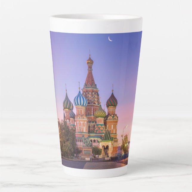 Taza De Café Latte Catedral de San Basilio (Anverso)