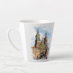 Taza De Café Latte Catedral de Santiago de Compostela