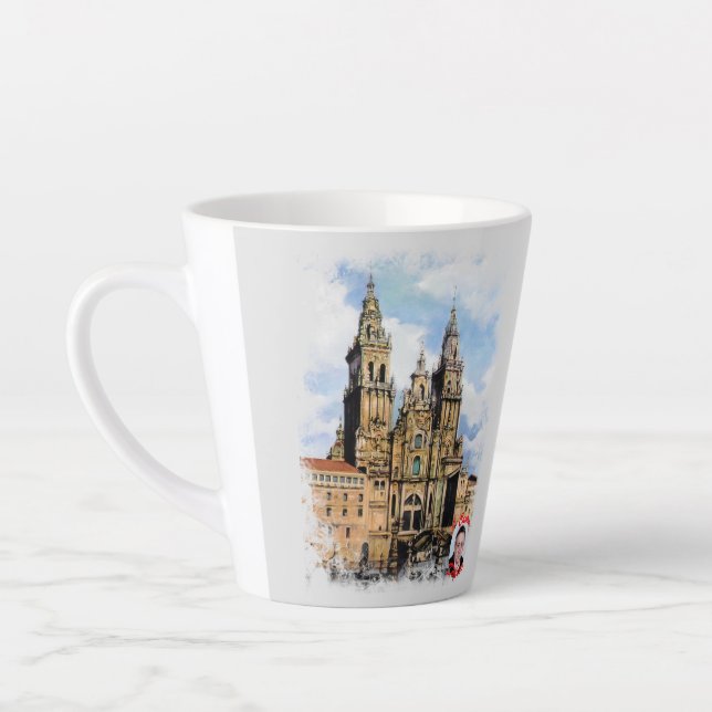 Taza De Café Latte Catedral de Santiago de Compostela (Izquierda)